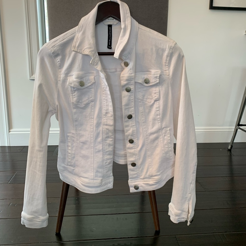 White Jean Jacket